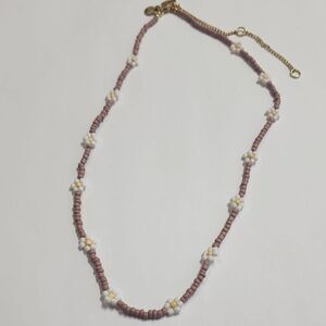 Madewell Daisy Beaded Necklace Dainty